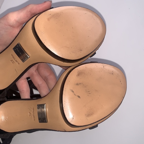 Michael Kors | Daphne Fringe Suede Heels - Picture 6 of 15